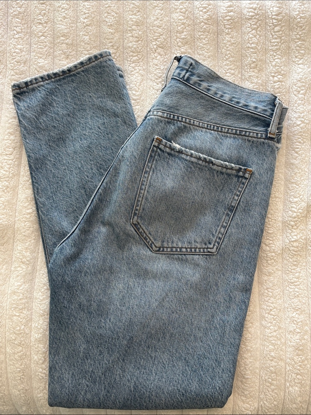 AGOLDE Riley High Rise Straight Leg Jeans (Size 24) - Picture 7 of 9